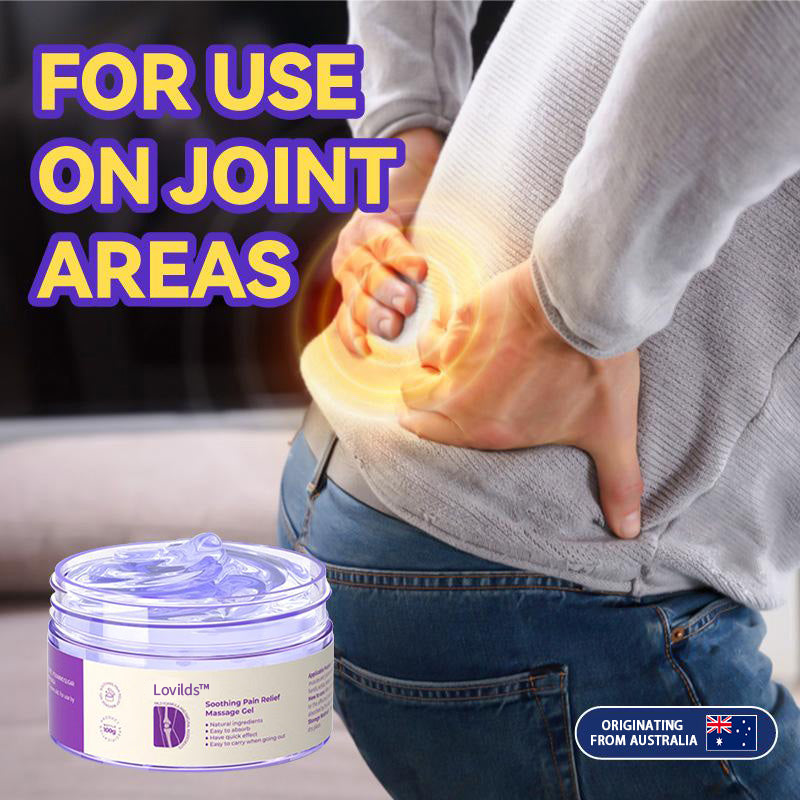 LOVILDS™ Turmeric & Emu Oil Arthritis Soothing Pain Relief Massage Gel 👨⚕️Australian Osteopathic Association (AOA)Approved