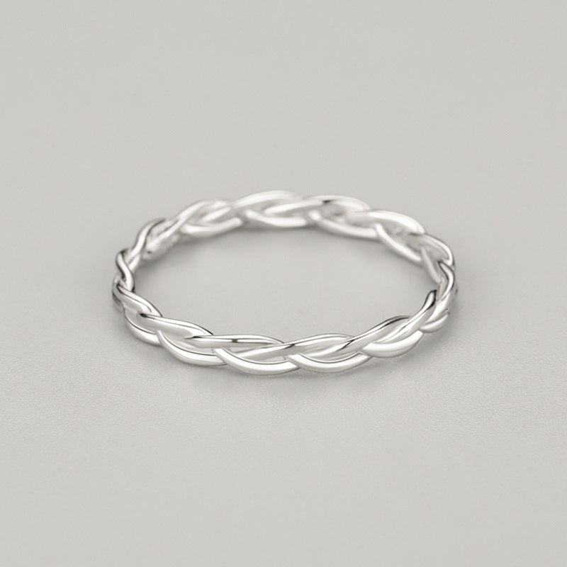 Cute Braiding Design Match Ring