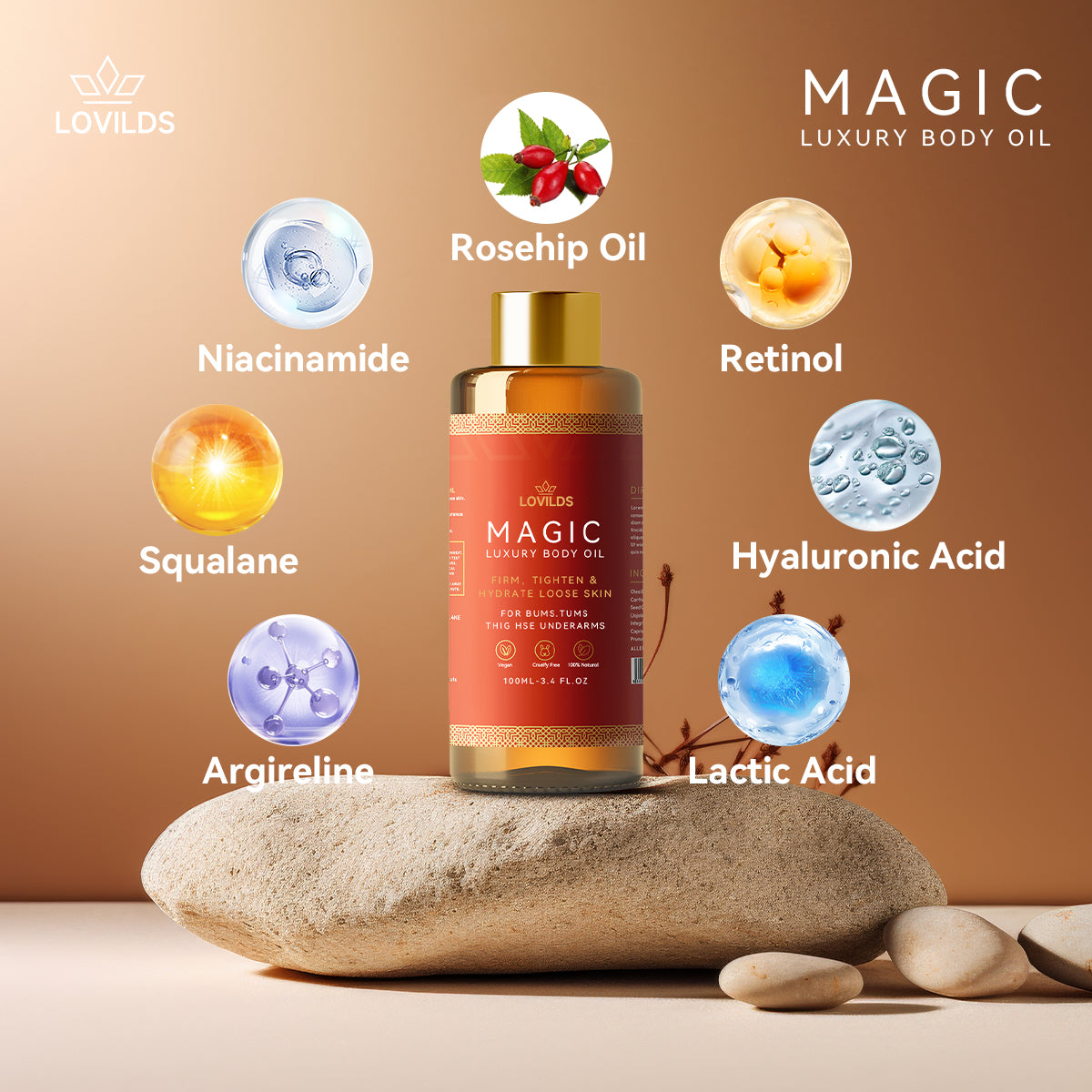 LOVILDS™ 𝗠𝗔𝗚𝗜𝗖 𝗟𝗨𝗫𝗨𝗥𝗬 𝗕𝗢𝗗𝗬 𝗢𝗜𝗟 (Limited Time 80% Off - Last 30 Minutes)🌹🔥