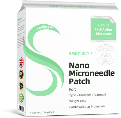 See results in 7 days🌲LOVILDS™ SMGT-GLP-1 Nano Microneedle Patch（Painless, long-lasting, addressing diabetes, obesity, and cardiovascular diseases）